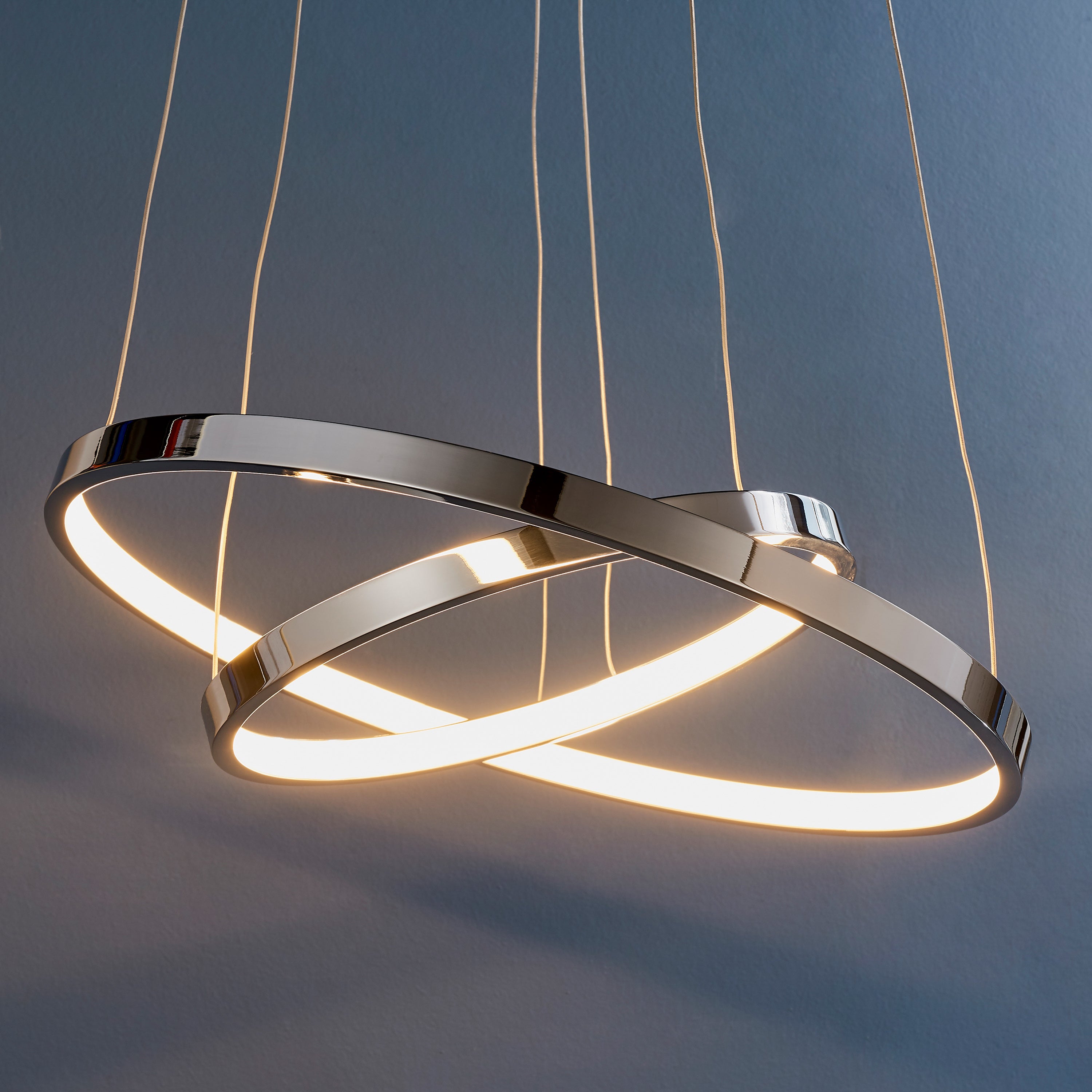 Zora Double Halo LED Pendant Light